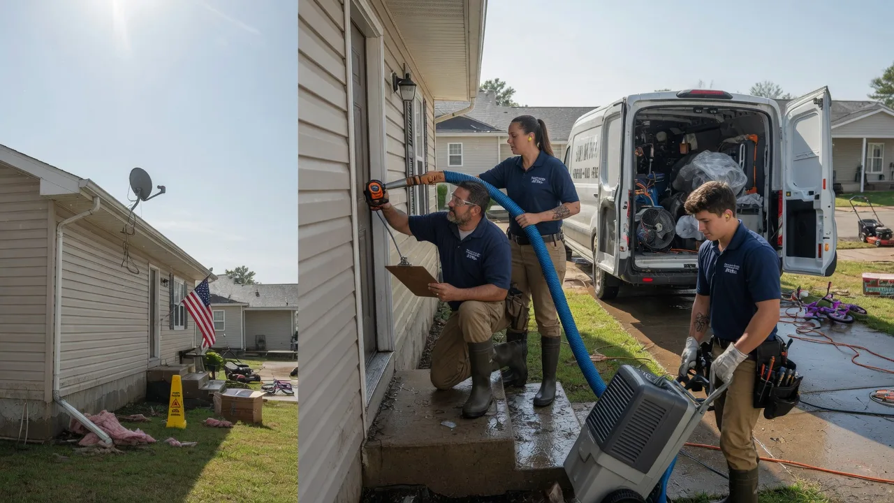 Ceiling Water Damage Restoration in Laceys Spring, AL near me